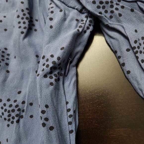 NWT Boden Abstract Dot Blue Viscose Dress Size 14 L - Picture 5 of 6